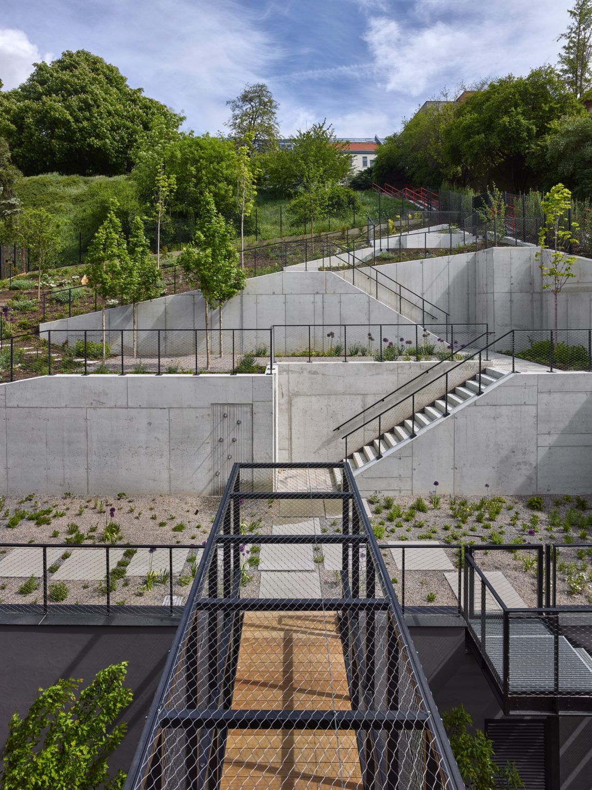 VILLA GALLERY pohled na zahradu z domu
